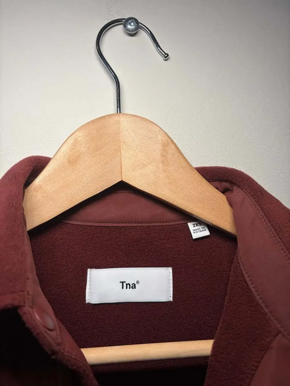 Tna Polar Fleece Button-Up Shirt Jacket - Picture 4 of 7